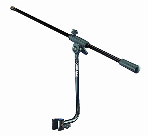 QUIK LOK - A/107 BK GIRAFFA AGGIUNTIVA OPZIONALE, Asta Microfonica a Giraffa con Morsetto di Aggancio,