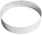 Paderno 47534 Tortenring, Tortenform, für Backen, Gebäck, Moussekuchen Edelstahl, Spülmaschinenfest, Diametro 28 cm