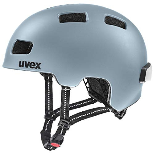uvex city 4 - lightweight city helmet for women and men - individuell justerbar passform - inkluderar LED-ljus