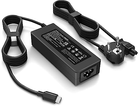 SiKER Universal Cargador Portatil 45W USB C Compatible con Acer Chromebook 11 13 R13 14 15 CB311 CB314 CB315, Chromebook Thinkpad Yoga, Chromebook Spectre Elite X360