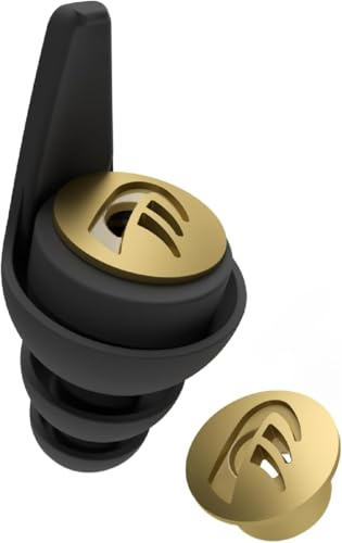 DYNAMIC ear filter -25dB Reusable Premium Hearing Protection for Sleeping, Drummers, Loud Music and Power Tools – Comfortable fit - 4 Sizes of Earplugs, Case and Cord – Dutch Quality Product