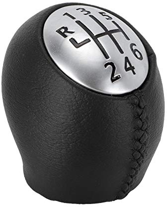 VOBOR Pomo de cambio 6 velocidades,Perilla de cambio de repuesto del vehículo para Megane III 328650005R