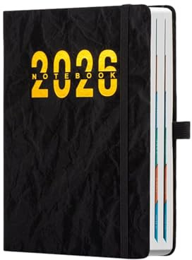 Månadsplanerare 2026 | A5 anteckningsbok vattentätt skydd med flik - månadsplanerare 2026 kalenderbok | för hemskola klassrum högskola kontor möte akademisk planering jul