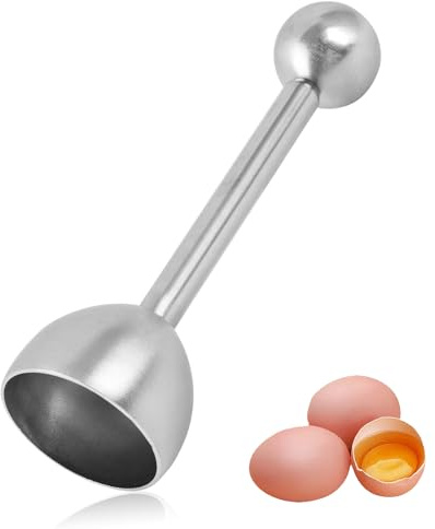 Abridor De Cáscaras De Huevo De Acero Inoxidable,Herramienta Para Romper Cáscaras De Huevos Cocidos Y Duros,Fácil De Usar,Resistente Al Óxido Y La Corrosión,Abridor De Huevos