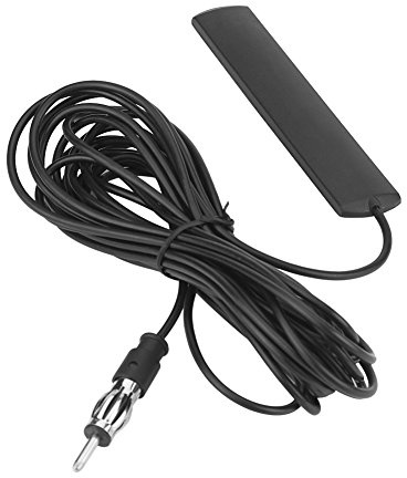 Tbest Antenna per Autoradio -309 Antenna per Autoradio per Veicolo 85-112 MHz Cavo da 5 M Adesivo per Parabrezza Sul Vetro Anteriore o Posteriore con Segnale Stabile per Auto