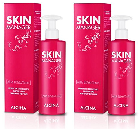 2er Skin Manager AHA Effekt Tonic pflegende Kosmetik Alcina je 190 ml = 380 ml