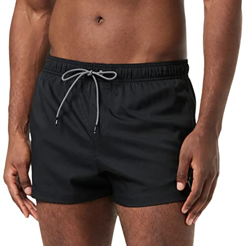 PUMA Herren Mens Short Length Swim Badebekleidung, Schwarz, L EU