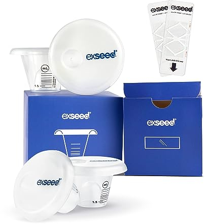 ExSeed Health - Sperm Test Refill Kit - 2 Test Supply - Compatible with All ExSeed Home Test Kits - Male Fertility Kit - Track Sperm Health - with Collection Cups, Sample Slides & Wipes
