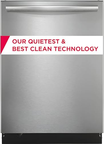 Frigidaire GDSH4715A Gallery 24 Inch Wide 14 Place Setting Built-In Top Control Dishwasher with 5 Wash Cycles and MaxBoost Dry™ - Stainless Steel
