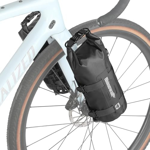 Rhinowalk Bolsa seca enrollable para bicicleta, impermeable, 4/7 L, para bicicleta