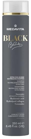 Medavita Black Blondie Extra Cool Blonde Neutralizing Shampoo 250ml - shampoo anti-giallo intenso capelli biondi decolorati