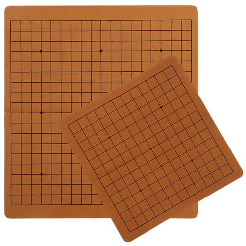 Yardwe Lot De 2 Goban Traditionnel Pliable Double Face Plateau De Jeu De Go Portable 13X13 pour Enfants Léger Facile À Ranger Et À Transporter Jeux De Société