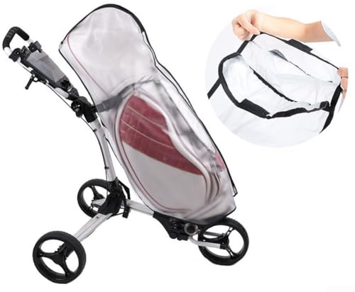 Cubierta impermeable para carrito de golf, proporciona un blindaje fiable contra la lluvia y la suciedad con diseño plegable ligero para transporte y almacenamiento
