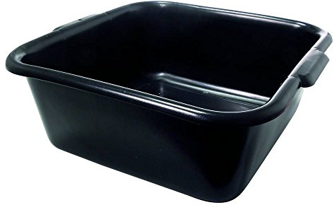 Kreuwel Wanne 9 Liter 29x29x13cm, Schwarz