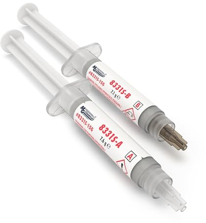 MG Chemicals 8331S Silver Epoxy Adhesive - High Conductivity, 4 hr. Working time, 15 g, 2 Dispeners (8331S-15G)