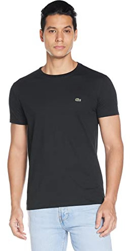 Lacoste Th6709, T-shirt Uomo, Black, L