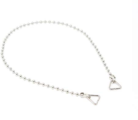 2er Set Abflussstöpsel | Verschiedene Größen | in Schwarz | aus Kunststoff | Abflusstopfen für Badewannen, Spülbecken oder Waschbecken (Kugelkette 30 cm)