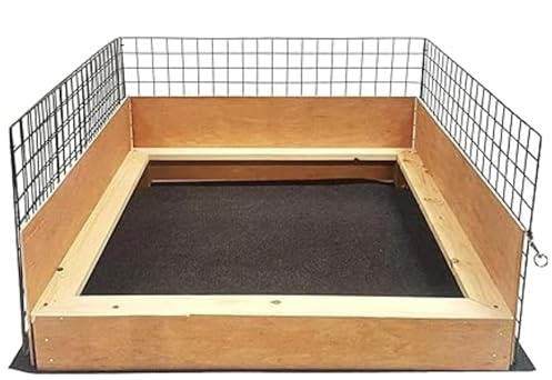 Boîte de mise bas pour chiens, enclos pour chien pour un jeu sécurisé, parc intérieur et extérieur, parfait pour les chiots d'élevage – Sûr et durable