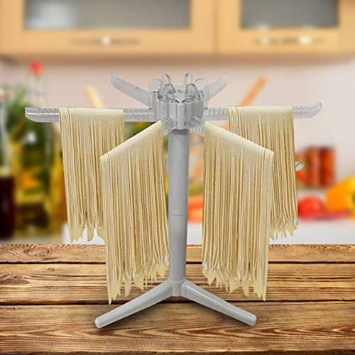 Yusheng Séchoir à pâtes pliable avec 6 poignées
