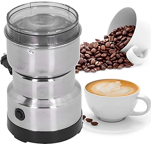 Moulin à Grains de Café 300W électriqueMoulin à Noix, Vitesse : 14500 Tr/min, Moulin à Café électrique Coffee Bean Grinder