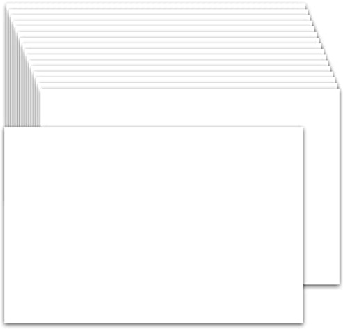 200 Pack 4x6 Cardstock Paper, 80lb White Blank Index Cards Thick Paper Heavyweight Cardstock for Printer, Postcards, Wedding Invitation, Thankyou Cards