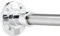 Stainless Steel Silver Shower Curtain Pole 75-255CM,Adjustable Spring Tension Rod for Bathroom,Non-slip Tension Shower Rod Extenable,No-drilling Curtain Tension Rod,Rust-Resistance.