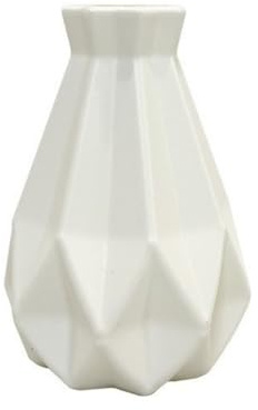 Vase Creative Plastic Vase, Hydroponic Creative Flower Arrangement, Geometric Design Decorative Flowers Desktop Decorative for Fresh Flowers