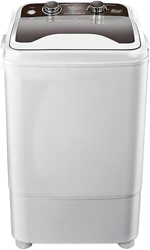 Mini Lavatrice Semiautomatica A Canna Singola di Grande capacità, Design Portatile E Compatto, capacità di Lavaggio Integrata 7KG con Funzione di Cronometraggio,N