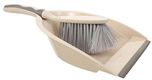 SOPOTUTU Mini Kitchen Cleaning Brush Set Portable Dustpan Broom Combo Compact Table Sweeper for Desktop Tea Table Cleaning Home Use