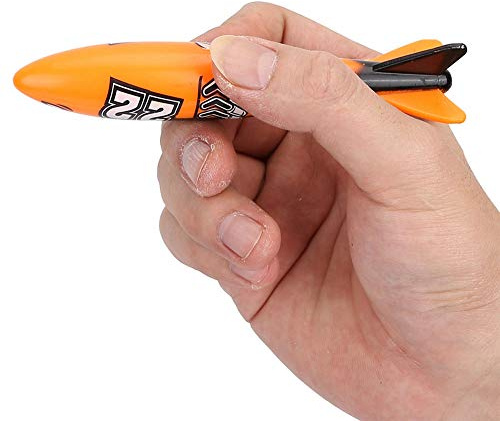 ANGGREK 4 Pcs Torpedo Rocket Toy Plastic Underwater Torpedo Rocket 13 X 3.5 X 2.5 Cm Bright Colors Stand At Pool Bottom for Kids Swimming Diving Pool Games