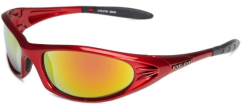 Eyelevel Jackson Wrap Sports Sunglasses for Men - Red Men’s Wraparound Sunglasses - With UV400 Protection & CAT3 Lens