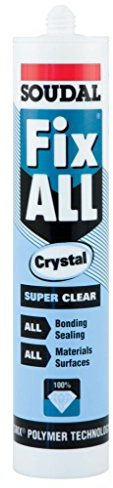 Soudal Fix All Super Strong lim / tätningsmedel 290 ml patron Crystal Clear