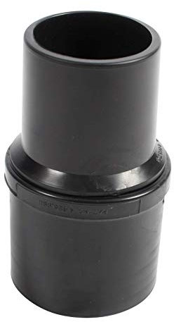 Cen-Tec Systems 69900 2 Threaded Swivel Vacuum Cuff to 2 Female Slip End Adapter, Black