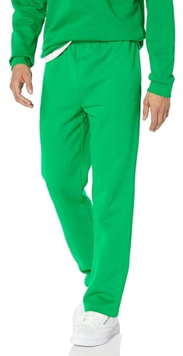 Amazon Essentials Pantaloni Sportivi in Pile con Fondo Aperto (Disponibili in Taglie Extra Forti) Uomo