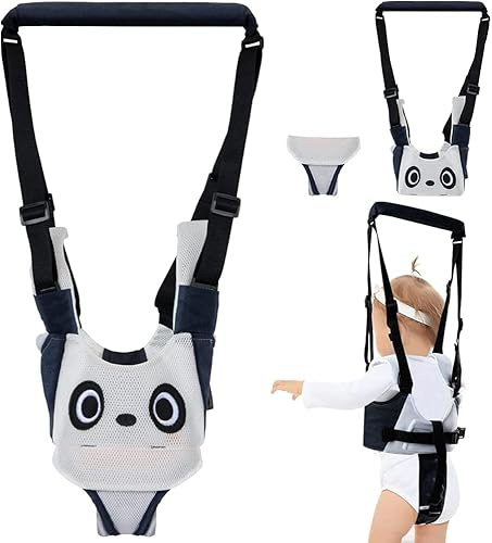 KLERICER Aiuto per camminare per bambini, regolabile, assistente per camminare e imparare a camminare, cintura da passeggio rimovibile, per bambini da 6 a 36 mesi (C)