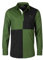 Men's Long Sleeve Deck Shirt 100% Cotton Rugby Style Deckshirt Top Polo (UK, Alpha, XL, Regular, Regular, Ganton Olive/Black)