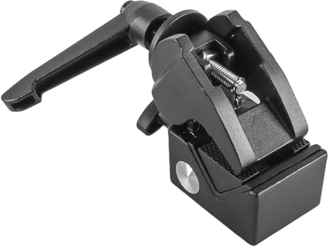 Tiardey Super Clamp With M5 1/4 Interface Heavy Duty Crab Pole Clamp Kamerastativ för runda rör Platt fotografering, studio, kamera, belysning Max belastning 15 kg 1st