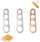 3-Pack Adjustable Stainless Steel Spaghetti Measure Tool with Storage Box | 4-Hole Portion Control for Pasta & Noodles | Rust-Proof Kitchen Gadget for Home & Restaurant