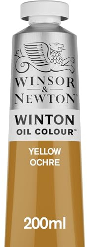 Winsor & Newton Winton - Tubo de Pintura al Óleo, 200 ML, Amarillo (Ocre Amarillo)