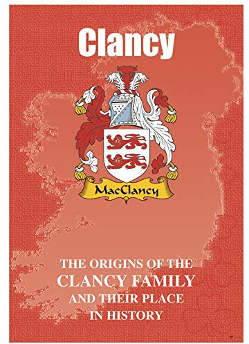 I LUV LTD Clancy Irlandais Nom de Famille Livret D'histoire Couvrant L'origine de ce Nom Célèbre