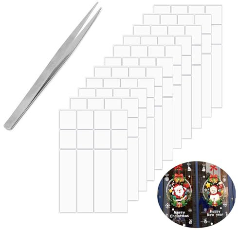 iHMeiju 96pcs Double Sided Tape for Walls, Picture Hanging Strips Removable Mounting Adhesive Tape for Hanging Picture Poster Decorations, Balloon, Photo, Art Craft, Party Supplies.