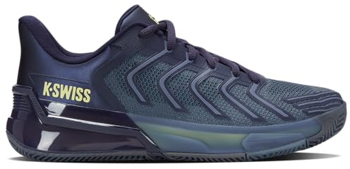 K-Swiss Scarpe da Tennis Ultrashot 4 ClayUomo, Vintage Indigo Naval Academy Luminary Verde, 45 EU