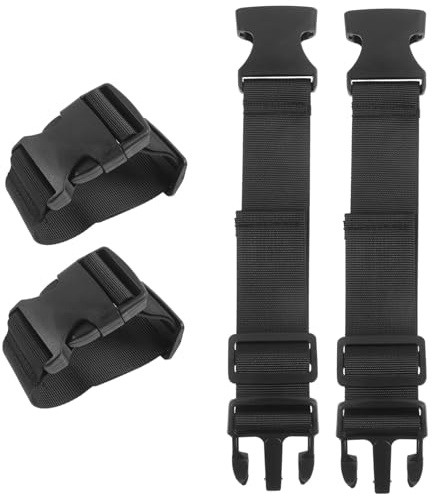 Uonlytech 4pièces Sangle de Valise Réglable pour Bagages de Voyage Sangle à Bagages Simple et Pratique pour Sac à Main et Sac à Dos Facile à Utiliser