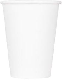 Karat [1000 ct 9oz Disposable Paper Cold Cups for Iced Tea, Coke, Soda, Cold Beverages and More, 75mm | White