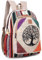 KayJayStyles Rucksack aus Hanf, handgefertigt, groß, mit mehreren Taschen - Beige - Large