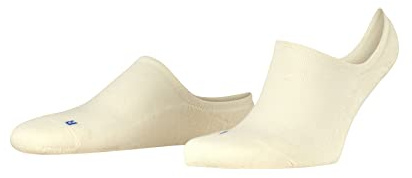 FALKE Unisex Füßlinge Keep Warm U In Wolle unsichtbar einfarbig 1 Paar, Weiß Off-White 2040, 46-48