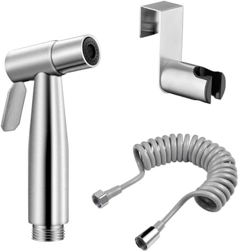 Kit de Bidet de Toilette de haute qualité, avec crochet de réservoir d'eau et tuyau de douche flexible télescopique en ABS de 59 pour l'hygiène personnelle quotidienne.