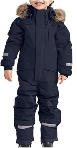 Barn Skidoverall Vinteroverall Vattentät Isolerad Ytterkläder Varma Pojkar Flickor Kläder