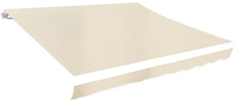 Nqyjm Telo di copertura per tende da sole, 4 x 3 m (senza cornice), telaio non incluso, per giardino, terrazza, esterno