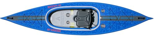 Advanced Elements AirVolution Aufblasbares Kajak mit Rolltasche und Pumpe – AE3029 – Dropstitch-Helm – 3 m – 17,7 kg – Blau
